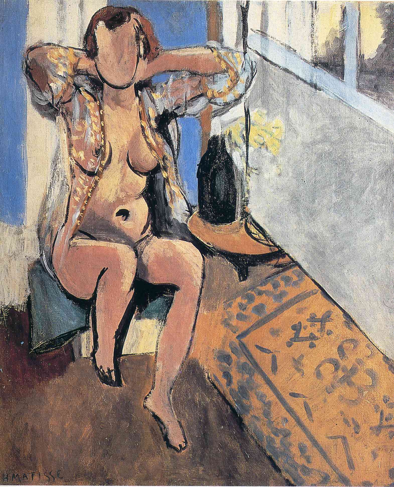 Henri Matisse - Nude, Spanish Carpet 1919